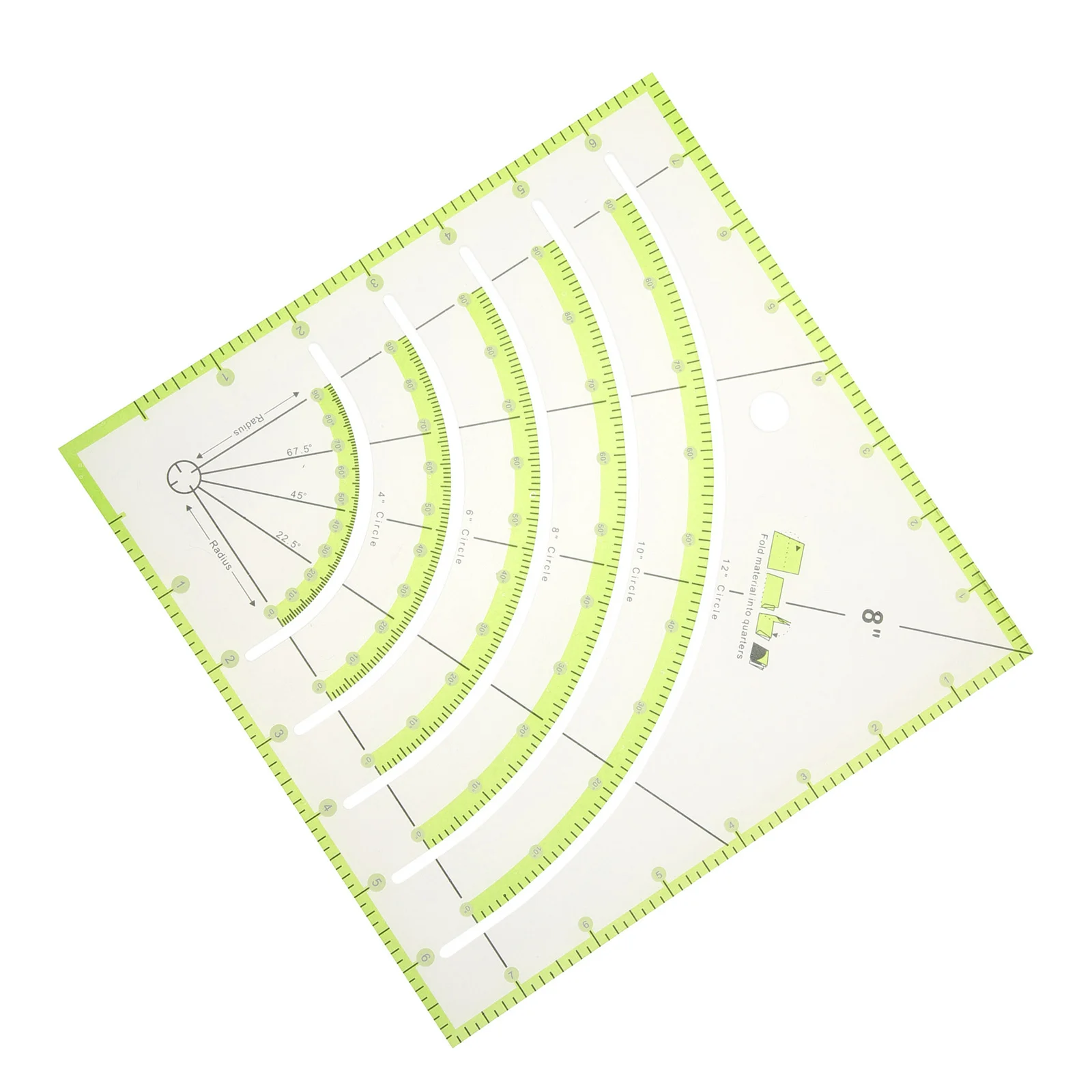 قالب خياطة اللحف من الأكريليك الشفاف، مسطرة متينة متعددة الوظائف لمشاريع الخياطة DIY، أدوات مرقعة، مسطرة مرقعة