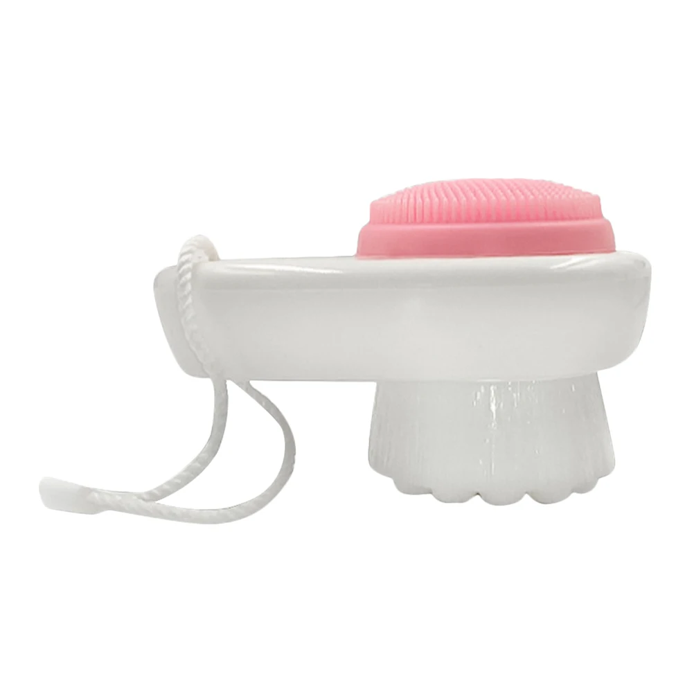 

Double Sided Brush Soft Cleansing Tool for All Skin Face Wash Scrubber Silicone Face Cleansing Brush Types Facial Scrubber
