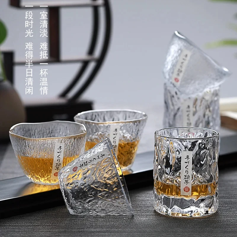 Whisky glass High-end high appearance level Japanese creative glass beer glass household cup