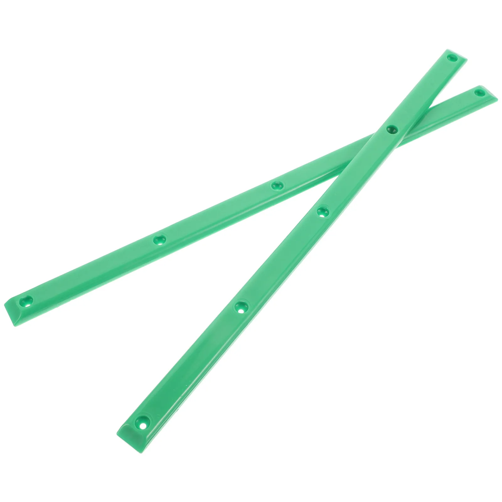 

2 шт. двусторонних пластиковых защитных ребер для скейтборда, ударопрочные, легко устанавливаемые, для защиты деки лонгборда