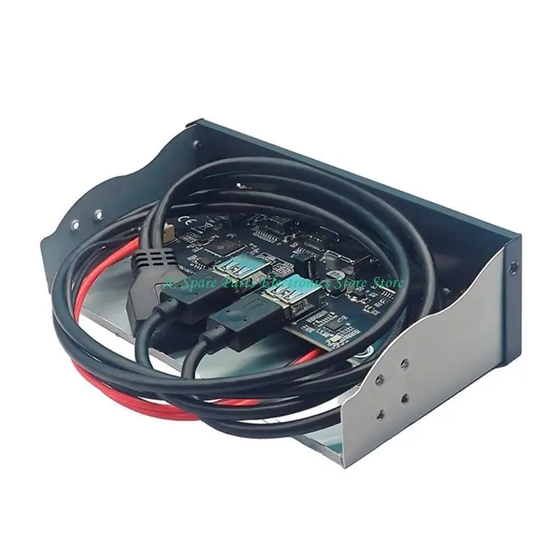 

SZ 5,25-дюймовая панель USB3.2 Gen1 с двойным портом USB3.0 Type C, слуховой порт, адаптер для наушников, микрофона, 19