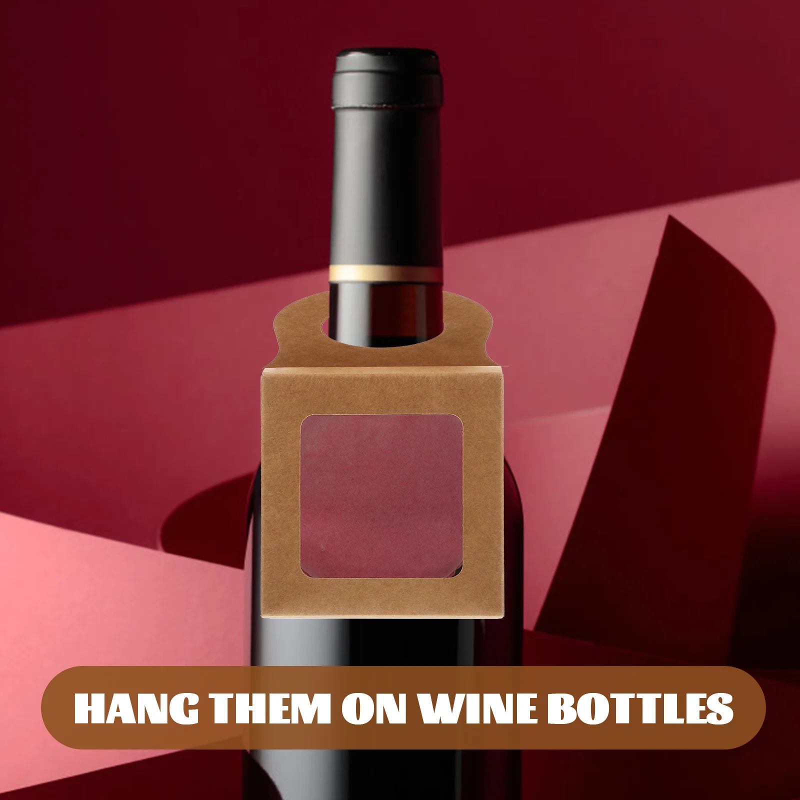 

25 Pcs Gift Wine Bottle Box Wedding Candy Boxes Halloween for Sweets Cake Small Hanging Paper Treat
