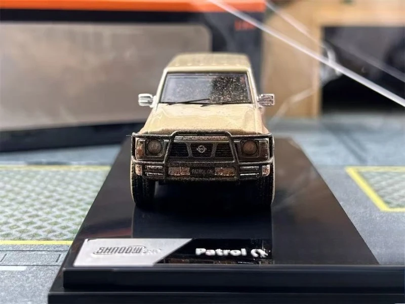 Shadow Pro 1/64 Patrol Y60 SUV Legering Motorvoertuig Diecast Modellen Auto Speelgoed Collectie Jongen Kerstcadeaus
