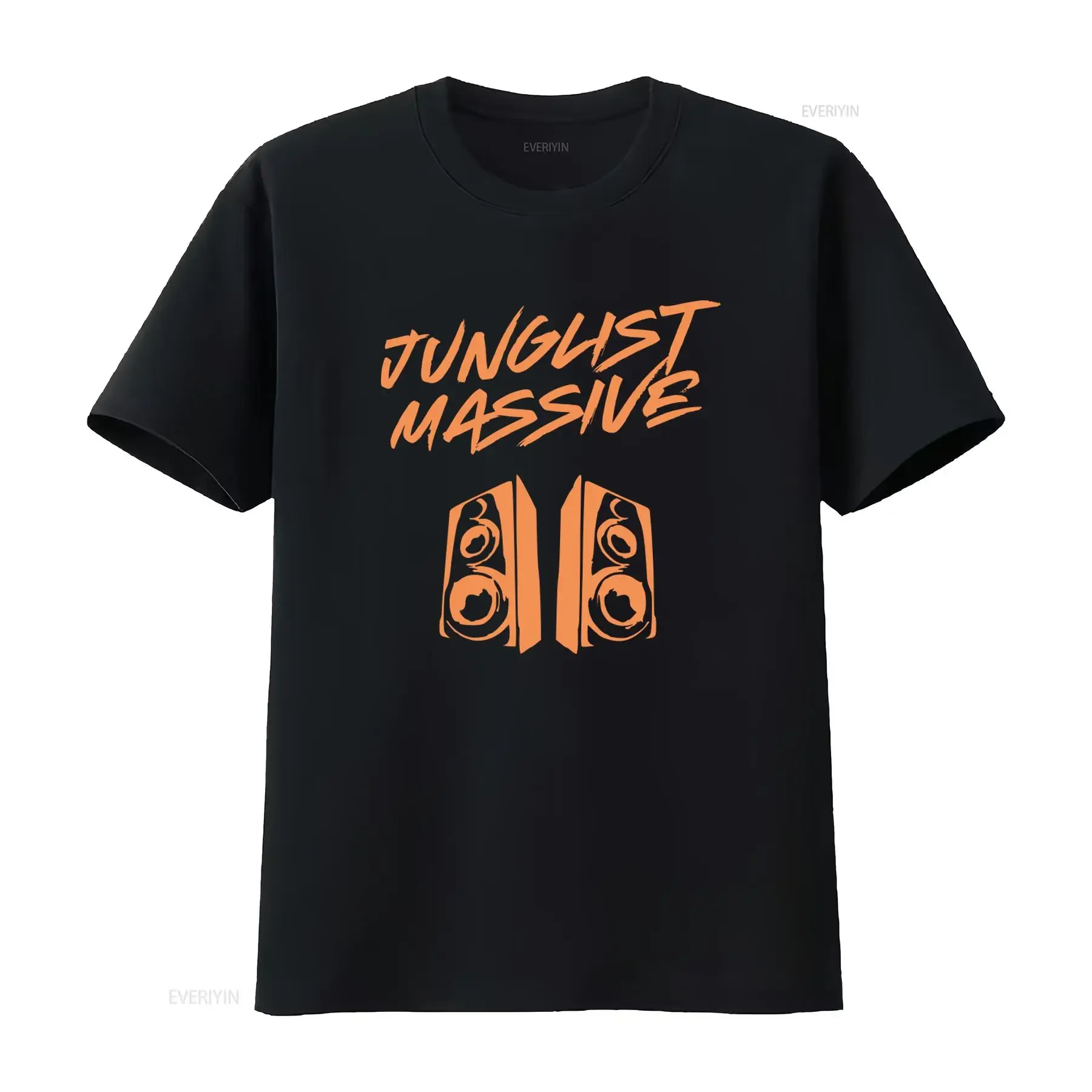 Junglist Massive Retro Drum And Bass UK Raver 90s Djs T Shirt vintage Washed homme Casual Breathable Comfortable streetwear