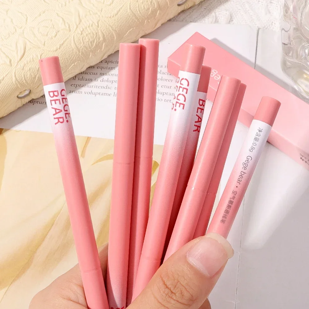 8 สี Matte Lip Liner ลิปสติกปากกากันน้ํา Non-stick Cup Smooth Velvet Lipliner ดินสอ Nude Lasting Lip Tint แต่งหน้าเครื่องสําอาง