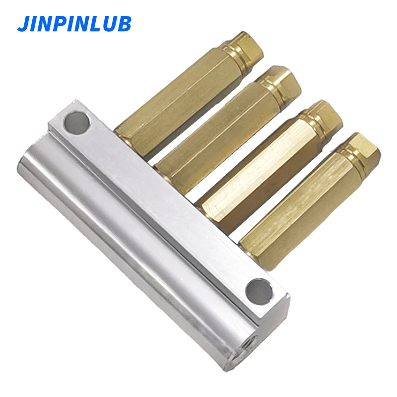 JINPINLUB MGK 2-5 Ways Pressurized Grease Distributors With Pressure Relief Grease Divider For Single-Line System