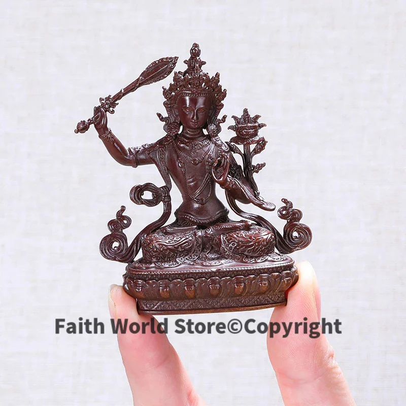 2025 HOME CAR Pocket Buddha statue Manjusri Guru Rinpoche Jambhala fortune Shakyamuni Buddha safety Effective protection