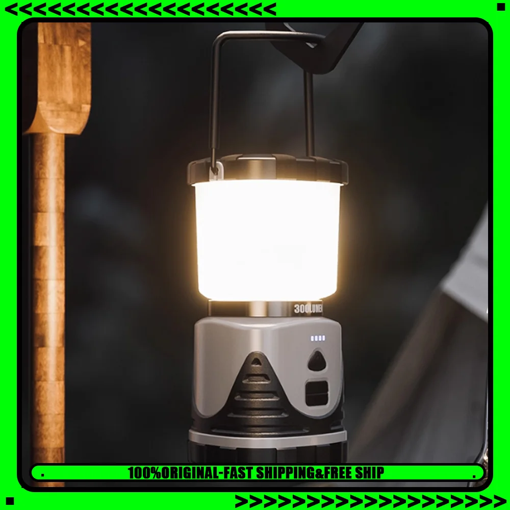 

LEM E83/E93 Camping Lamp USB Rechargeable Camping Lighting Portable Rainproof Outdoor Lamp 5400mAh/6800mAh 300LM Lantern