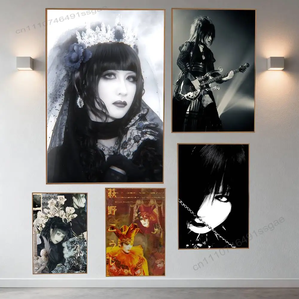 Malice Mizer V-Visual Kei  Retro Fashion Pictorial Poster Sticky Poster Paper Sticker DIY Room Bar Cafe Wall Decor Gift