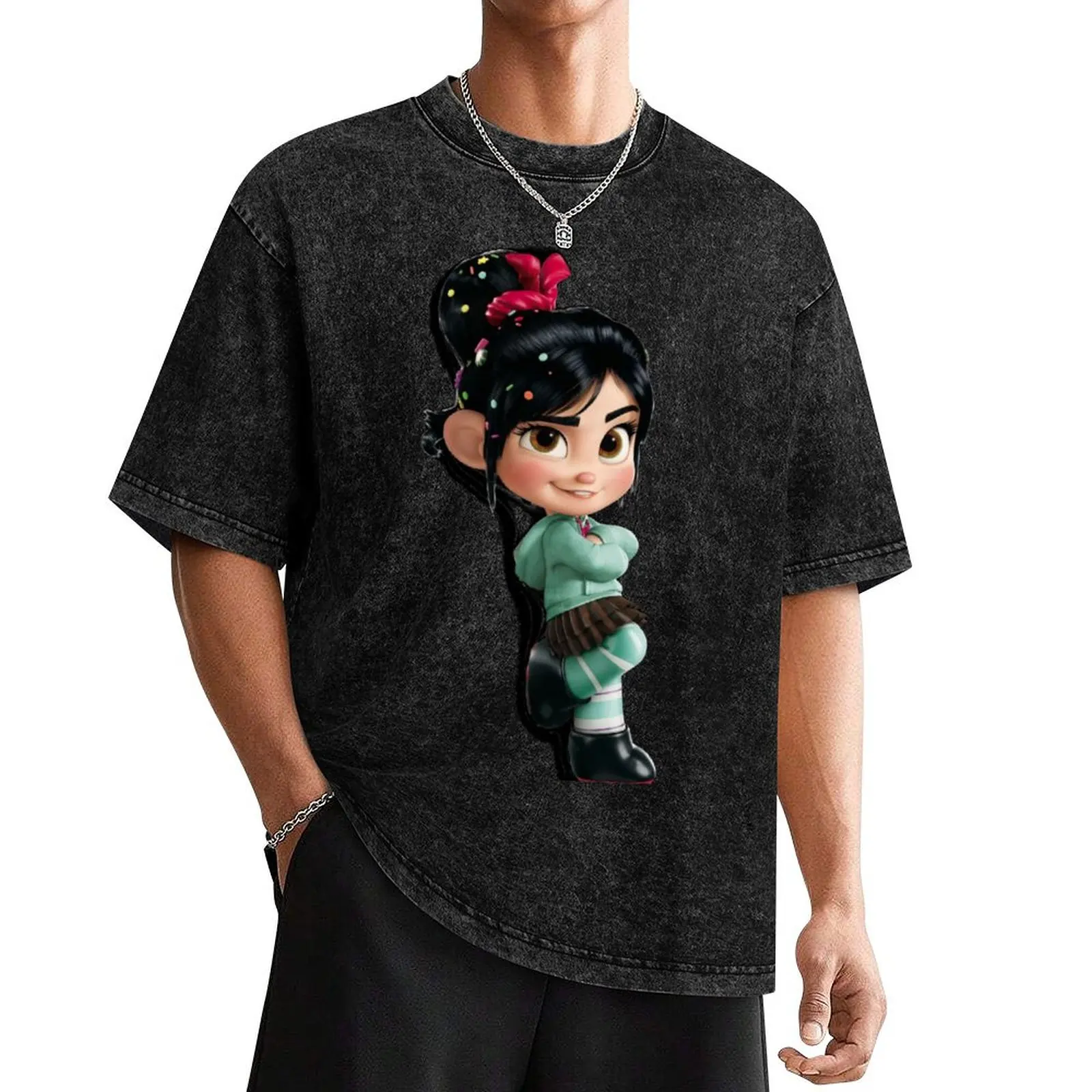 

Vanellope von Schweetz T-Shirt designer shirts animal prinfor boys mens t shirts casual stylish