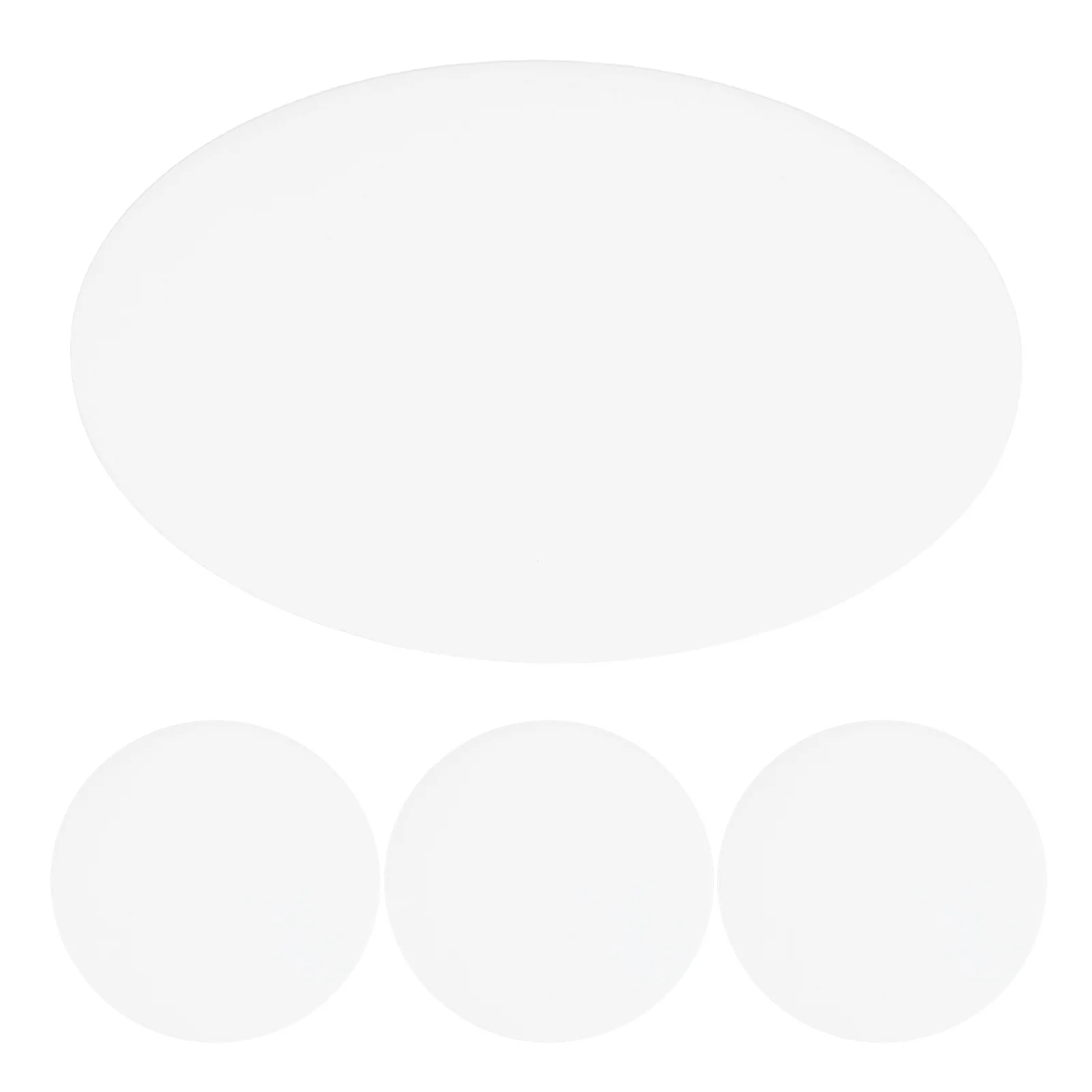 

4Pcs Downlight Anti-Glare Lampshade Diffuser Soft Light Diffuser Sheet for Recessed Ceiling Lights Bedroom Living Room Lighting