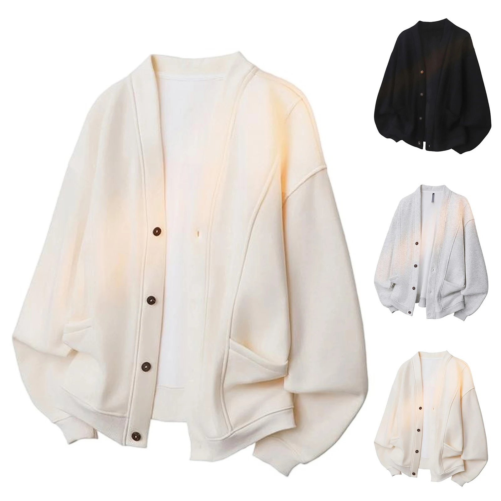 

Мужские свободные куртки-кардиганы High Street, повседневные топы с длинными рукавами и узором, мужские уютные удобные повседневные куртки для мероприятий на открытом воздухе