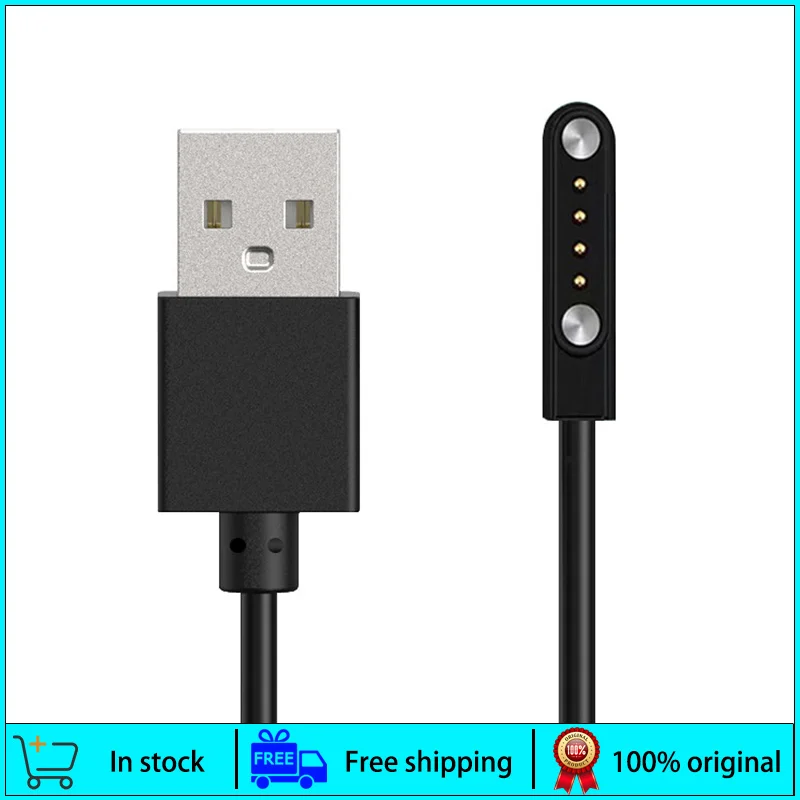Cabo de carregamento para relógio inteligente, 2 pinos e 4 pinos, para h10 pggp999 p28 rpo t3 gs35 b5 b14, relógio inteligente infantil