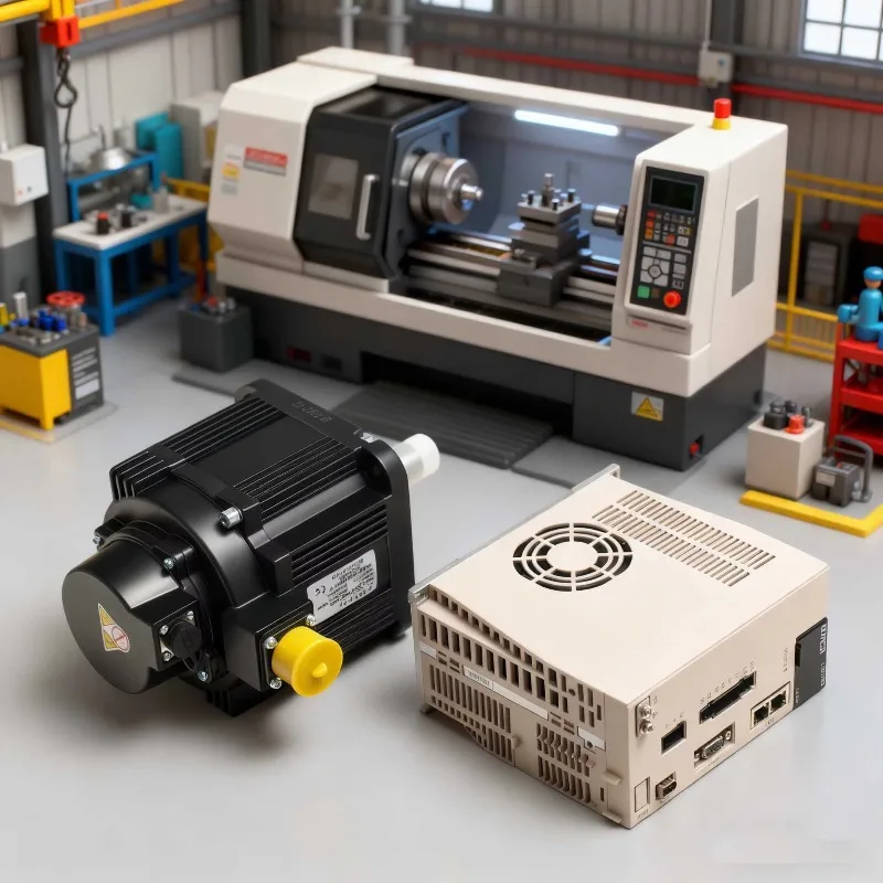 

220V 850W Servo Motor with Driver for CNC Machine 130mm Flange AC Drives