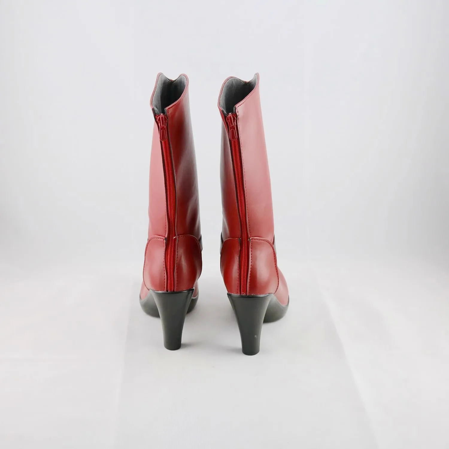 Costume cosplay OnePiece Nami Scarpe fatte a mano Stivali rossi con tacco alto