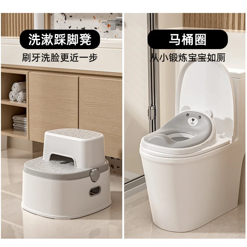 Children's toilet toilet three-in-one baby boy and girl  seat potty baby
