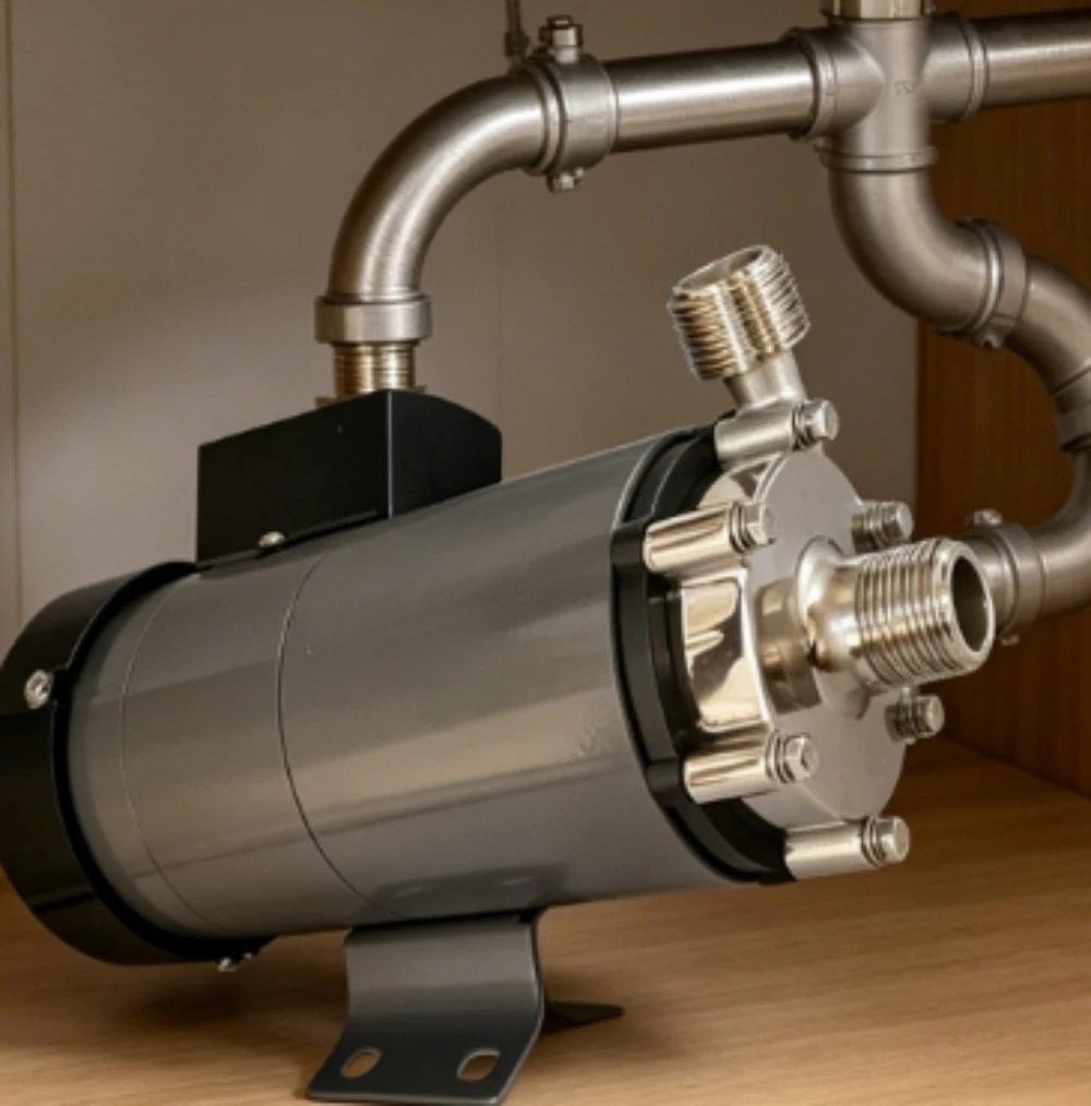 

MP40RM Stain Steel Head With Clamp 50.5 High Temperature Food Grade Home Brew Beer Water Pump 22LPM AC220V
