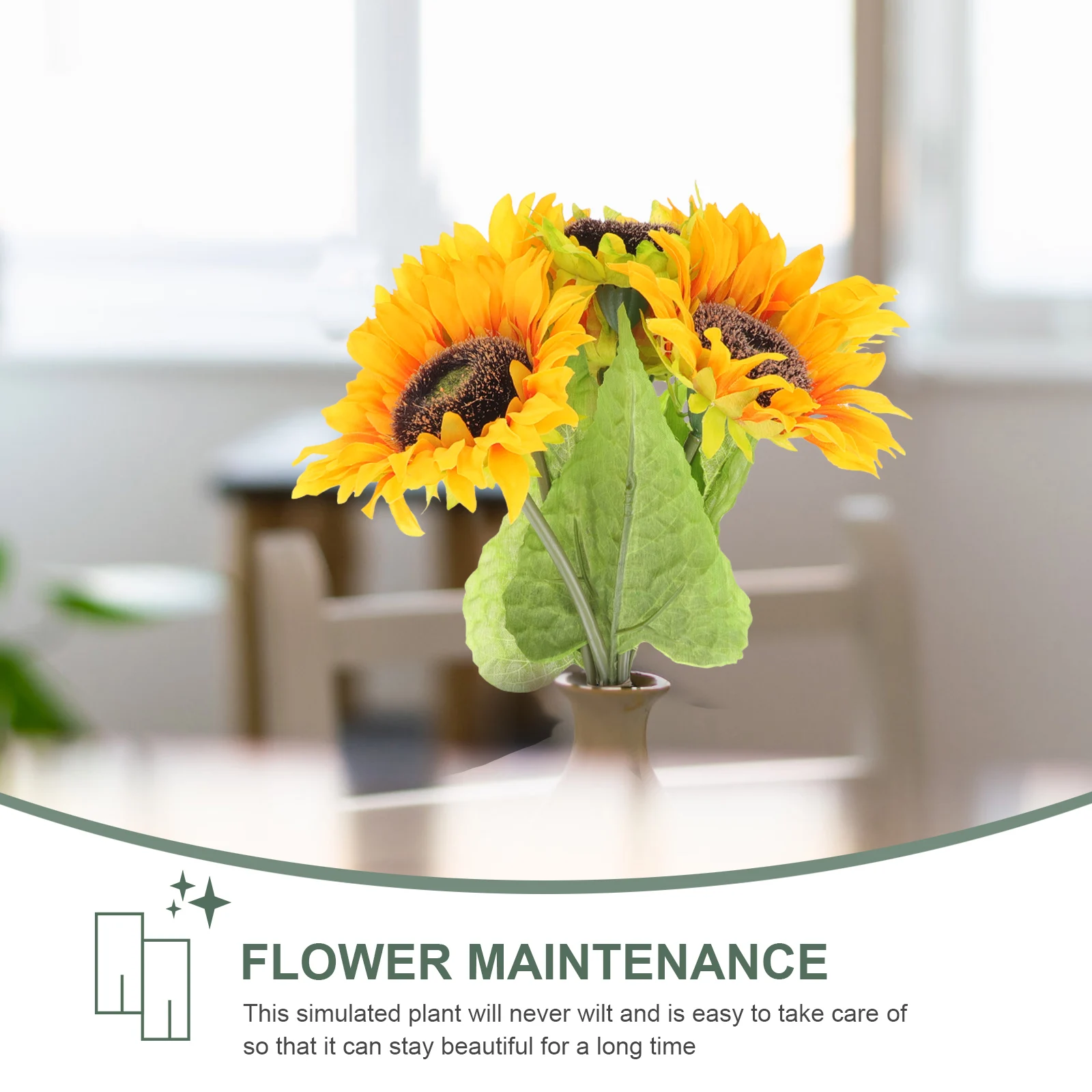 

Artificial Flower Decoration Flowers Table Centerpiece Decorations Sunflower Craft Fake Stem Sunflowers Bouquets