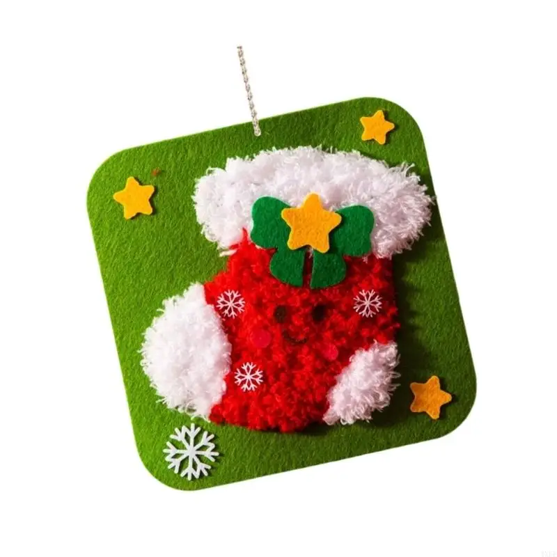  Holiday Decoration Craft Kits Activity Set For Children Christmas Hanging Decors