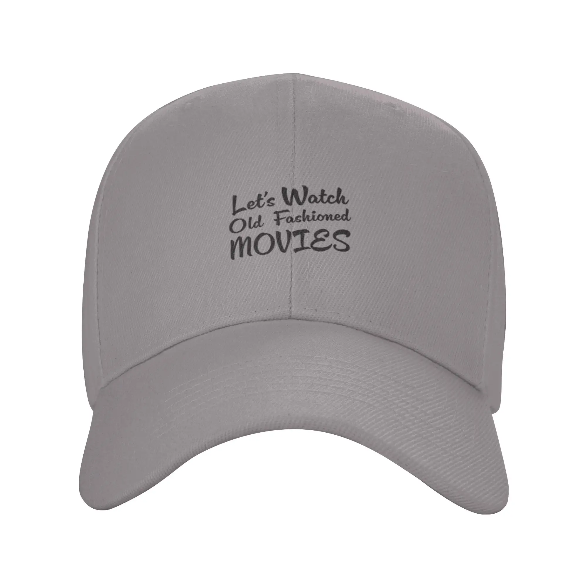Hot Sale Let s Watch Old Fashioned Movies Baseball Cap  Gift Visor  Watching Match Visor