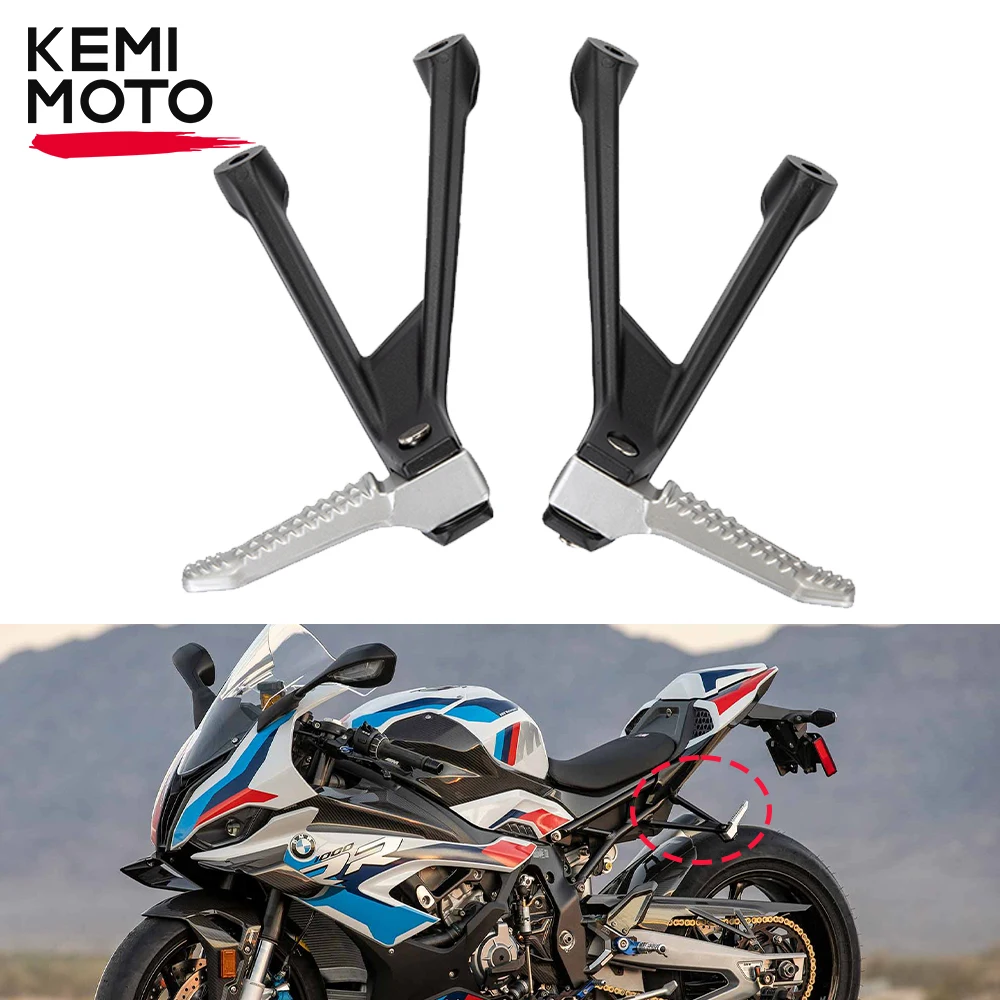 For BMW S1000RR M1000RR 2020-2022 Rear Foot Pegs Motorcycle Accessories Passenger Pedal Footrest Equipments S 1000 RR Aluminum