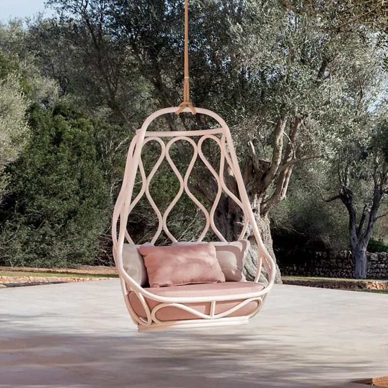 Indoor swing leisure bird's nest hanging chair rocking chair balcony household rattan chair outdoor lazy cradle hanging basket