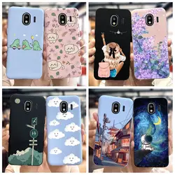 For Samsung Galaxy J4+ J4 2018 Case J400F J415F New Fashion Flower Matte Funda Soft Silicone Phone Case For Samsung J4 Plus Capa