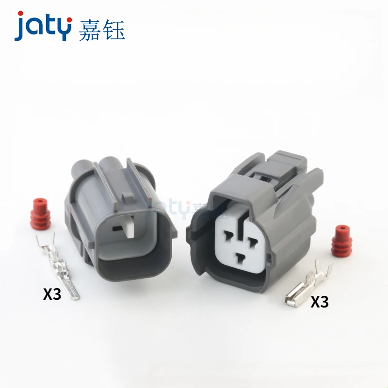 1 مجموعة 3-pin DJ7038A-2-11/21 مستشعر الضغط العالي ذكر/أنثى المقابس لمضخة كبيرة الملف اللولبي صمام 6181-0072/6189-0131