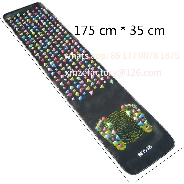 Customizable hot sale product sell like hot cakes Foot massage mat the road of health foot massager Color stone