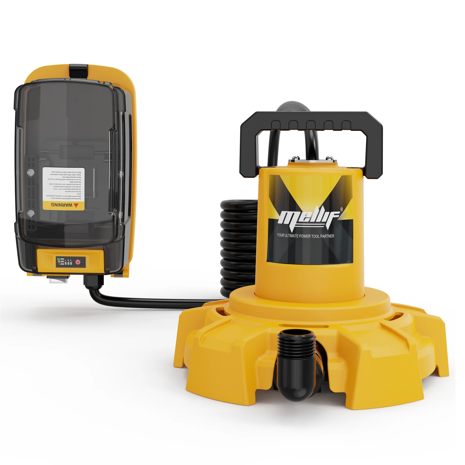 Cordless Submersible Sump Pump Compatible with Dewalt 20V/60V MAX Battery | Tool Only, Brushless Portable Water Transfer Pump