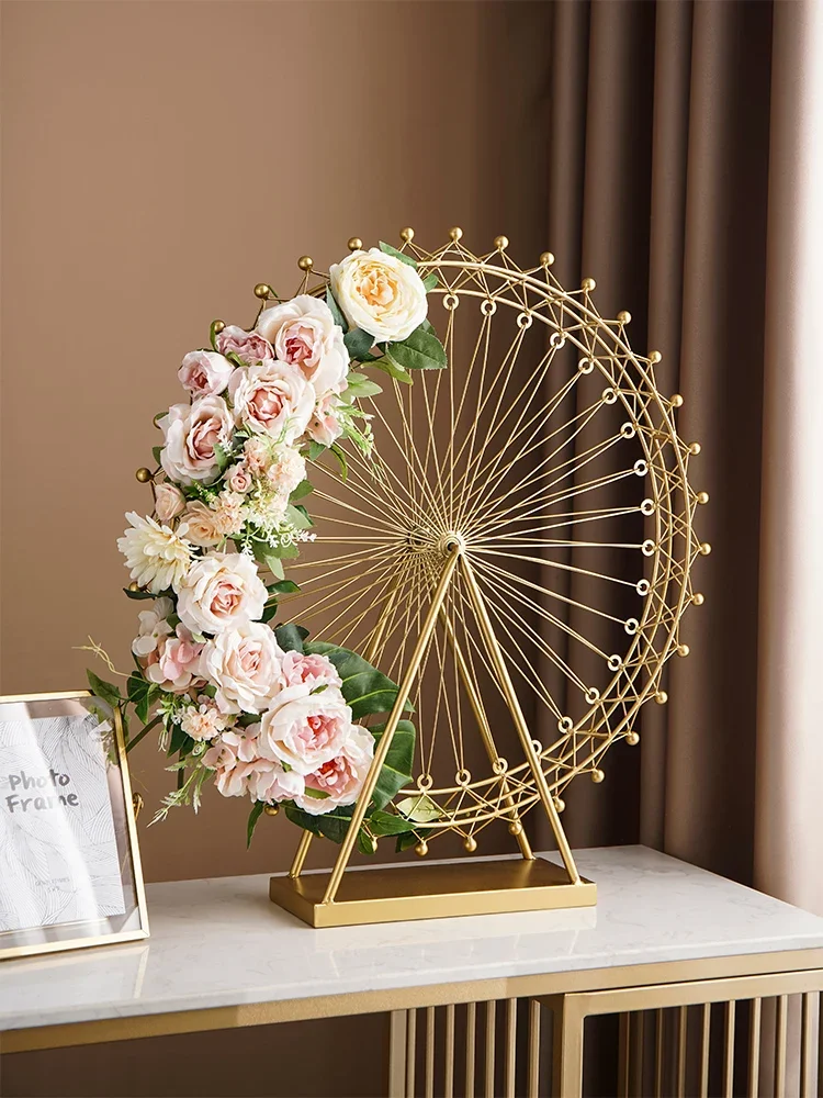 Living room decoration light luxury high-end Ferris wheel ornament wedding gift