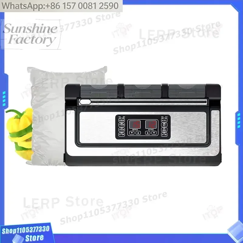 Commercial and Household Vacuum Sealer Machine With Built-in Cutter Pulse Function Dry Moist and Vacuum Bags