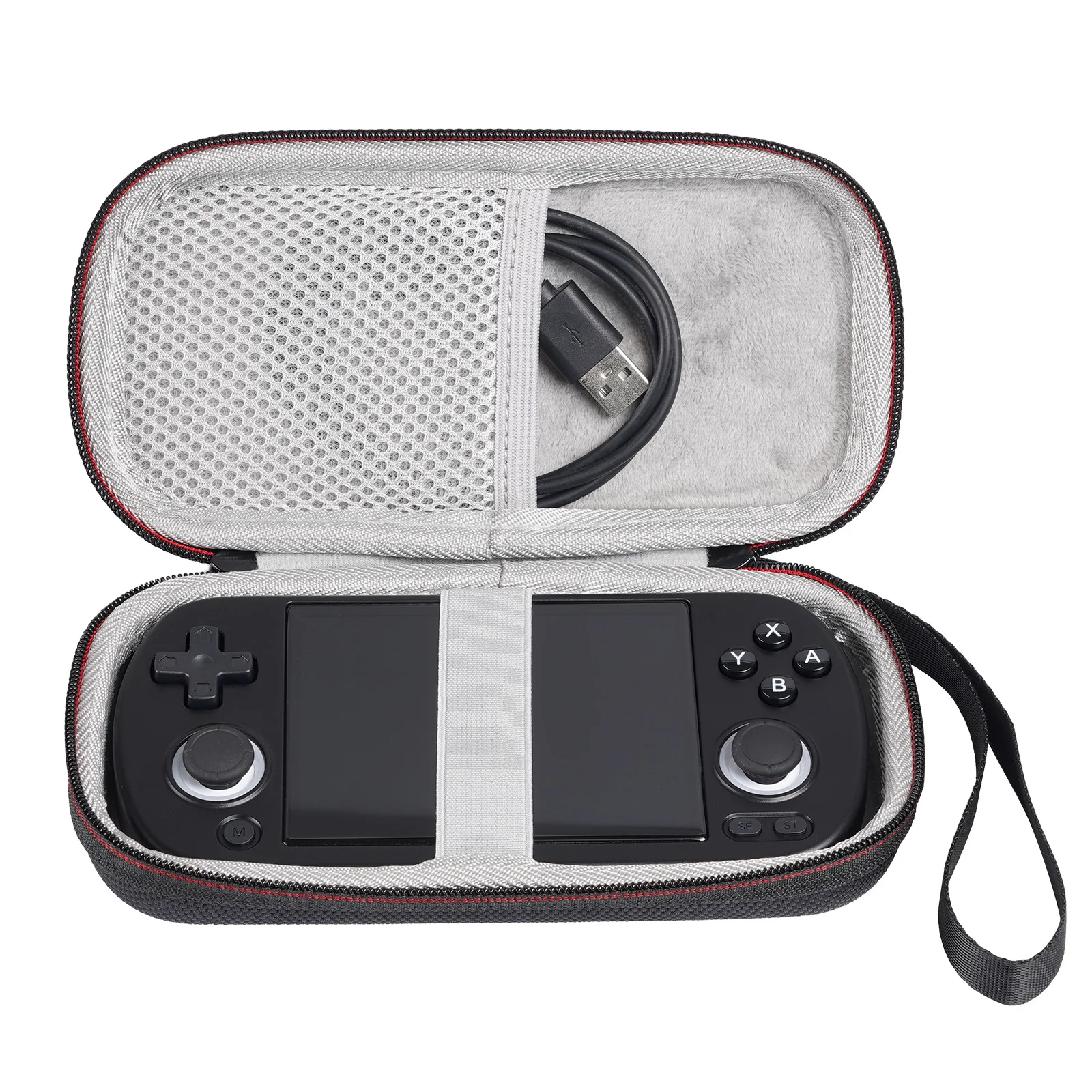 

Portable Organizer Bag Shockproof Handheld Game Console Case Carry Bag For ANBERNIC RG40XX H Retro Game Console