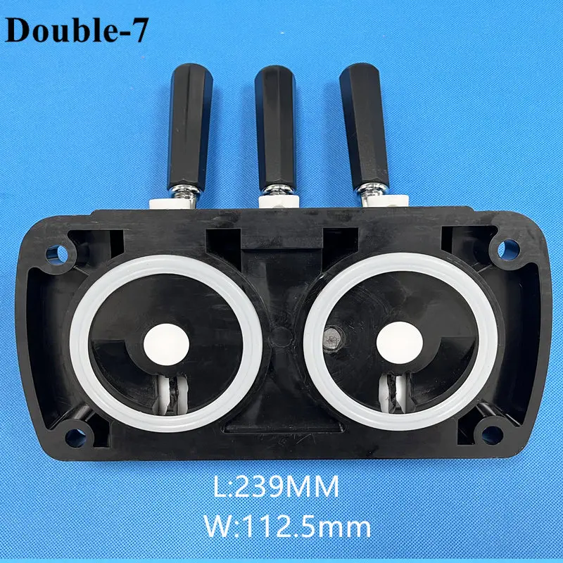 Black Discharge Valve Front Block Panel Spare Part For MK Soft Serve Ice Cream Machine Ahead Plate Replacements Brand New