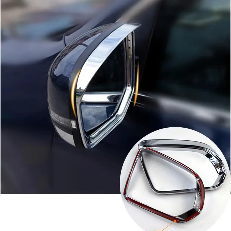 For Mercedes-Benz Vito W447 V250 2016 2017 2018 V class EQV ABS Chrome Car Rearview Mirror Rainproof Cover Eyebrows Frame Trim