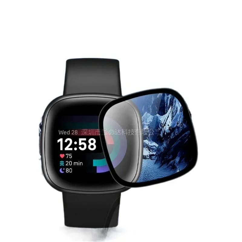 Für Fitbit Sense 2 Versa3 2 4 Inspire 3 Charge 6 5 3D Gebogener Bildschirmschutzfilm Weich Flexibel Kratzfest Vollständiger Schutz