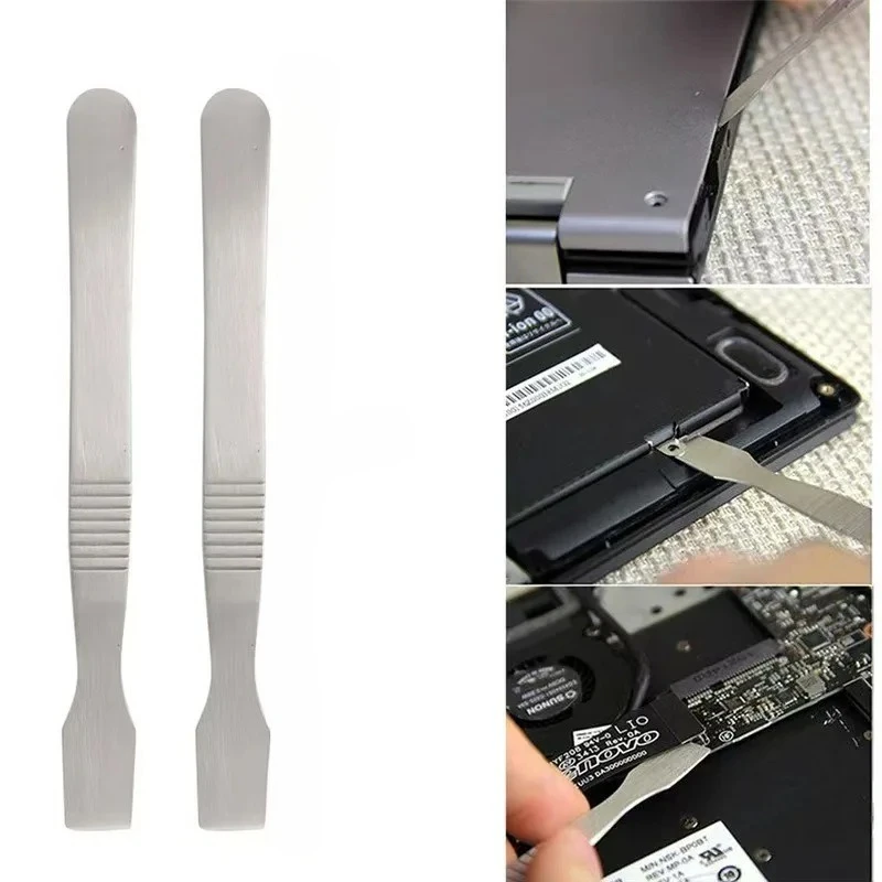 Stainless Steel Degreasing and Cleaning Scraper, Screen Film Sticking Tool, Shell Disassembly and Prying Motorcycle Tool