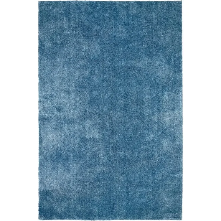 

Room Size Bathroom Carpet, 5-Feet by 6-Feet, Basin Blue Tufted