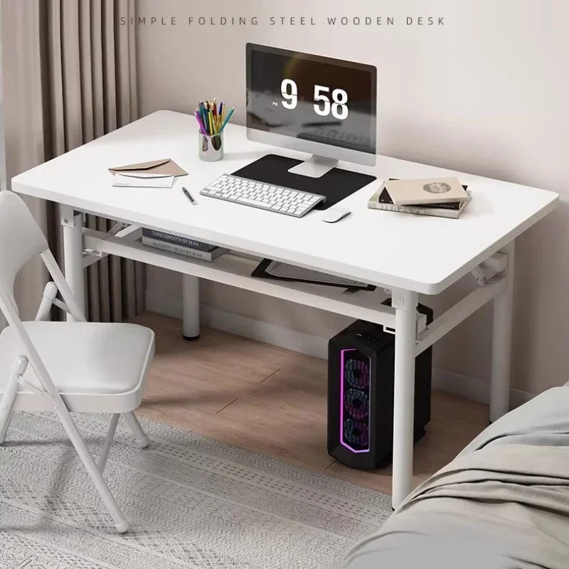 Exquisite Household Goods Free Installation Folding Desk, Computer Desk, Study Desk, Desk, Rental House, Small Apartment, Simple