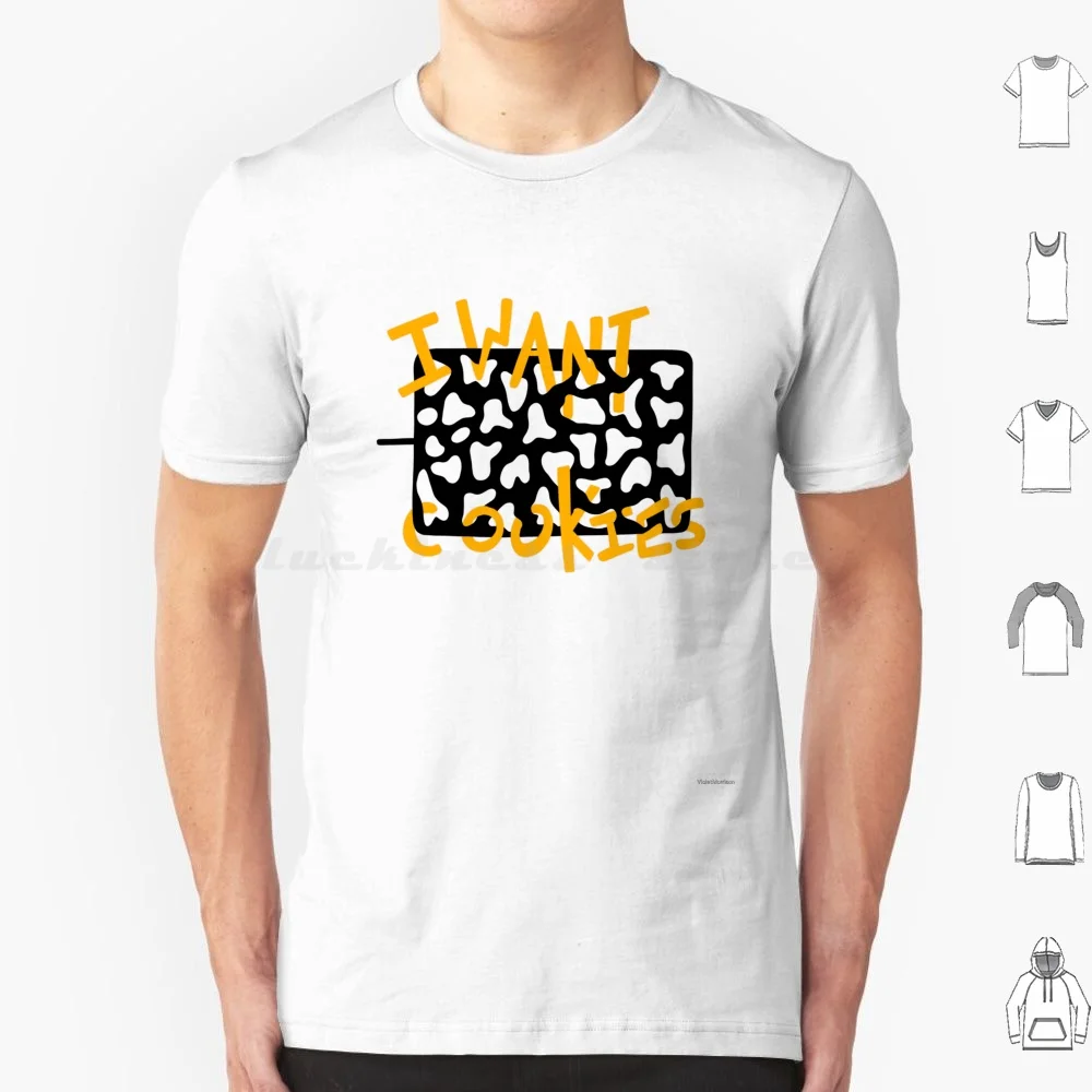 Je veux des biscuits t-shirt 6xl coton Cool t-shirt Film ensemble de films films Cinema Grip poignée électrique et électrique G et E