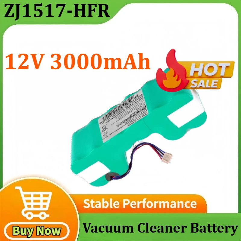 

ZJ1517-HFR 12V 3000mAh Robotic Vacuum Cleaner Batteries Rechargeable Battery Pack