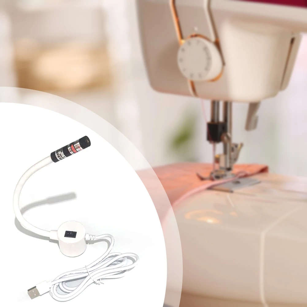 

Magnetic Sewing Machine Lasers Positioning Light Adjustable Energy Saving USB Flexible Hose Tube For Sewing Machine Accessories