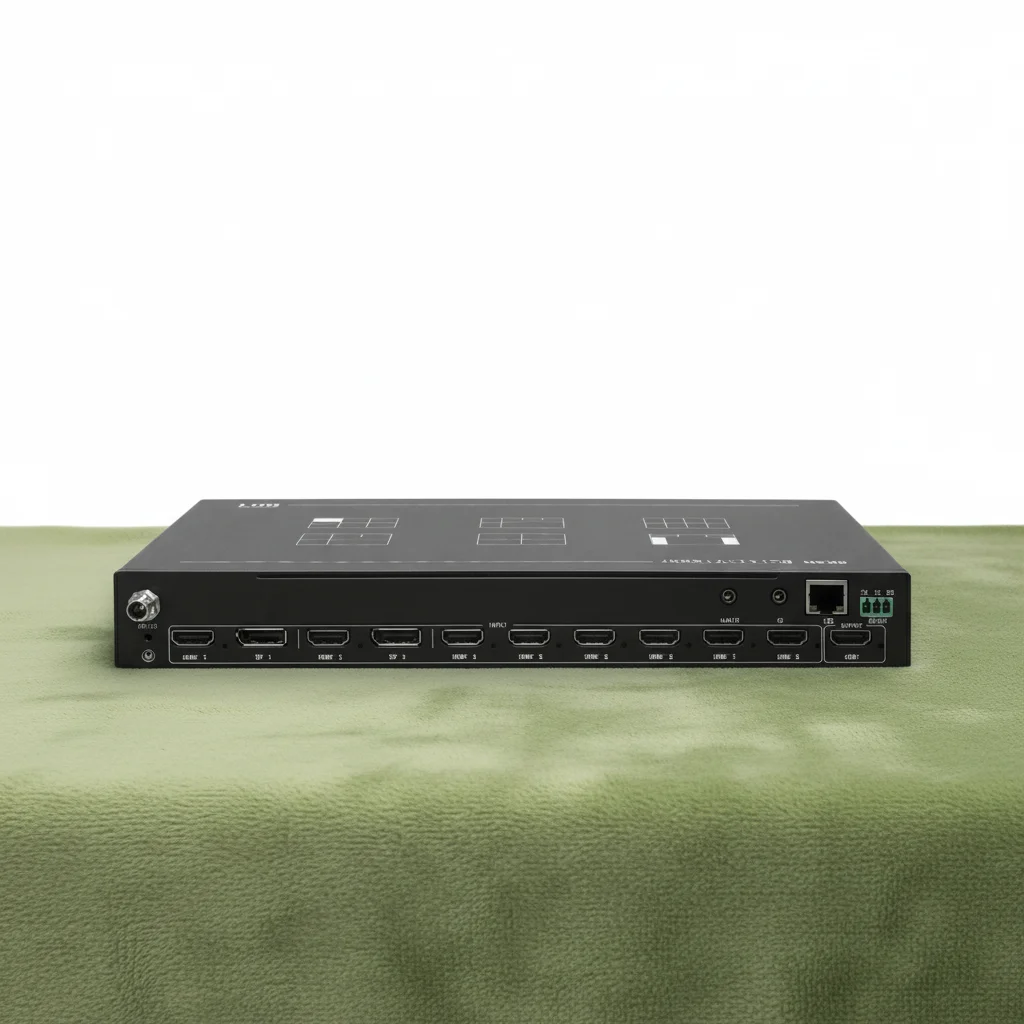 BIT-MV-4K60-801 Seamless Switch,Remote/RS232/Web Control,4K60 8-Image Multer,8 Input 1 Output,Support Multi-Split Modes