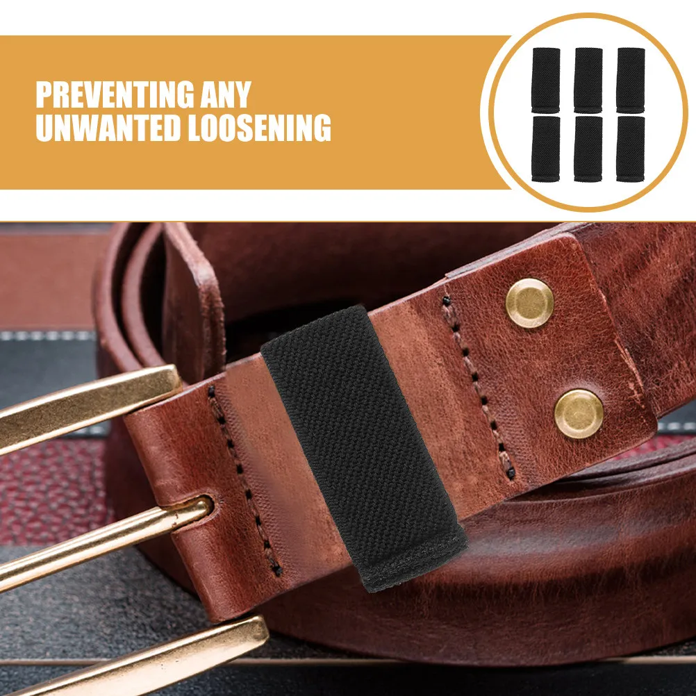 5Pcs Elastic Waist Belt Fixing Loops Adjustable Rope Buckle Duty Belt Key Keeper Backpack Accessories Strap Keepers
