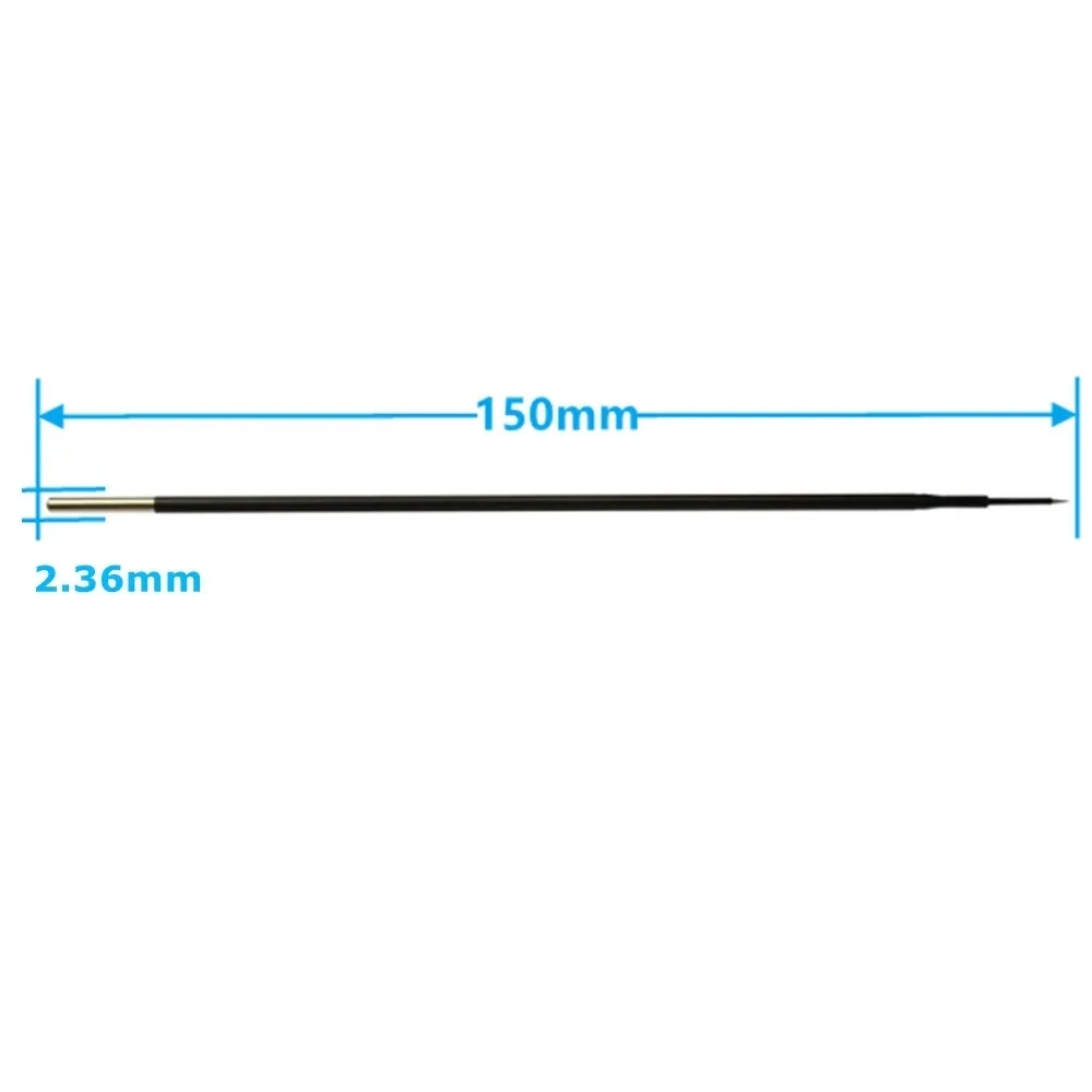 Medical Reusable Electrosurgical Needle Electrode ESU Electro Surgical Cautery Pencil Surgical Tools 150*2.36mm LD-1503N 4Pcs