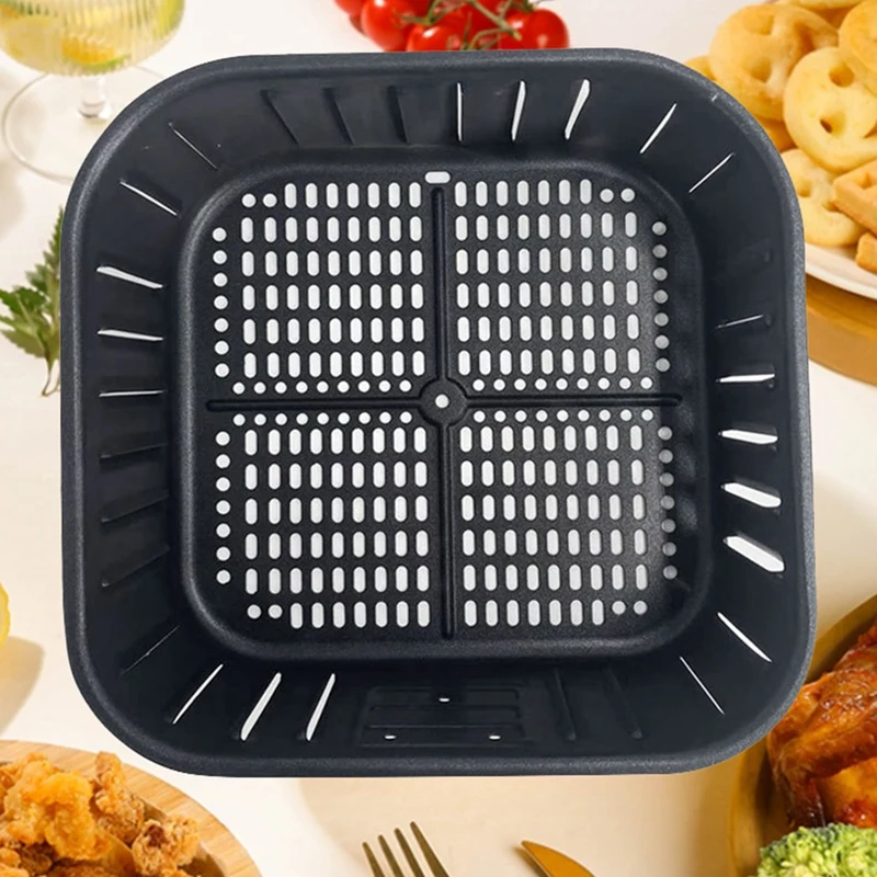 AirFryer Basket Tool AirFryer Basket Baking Tray Replacement Basket Kitchen Baking Basket Mold Drainer Basket