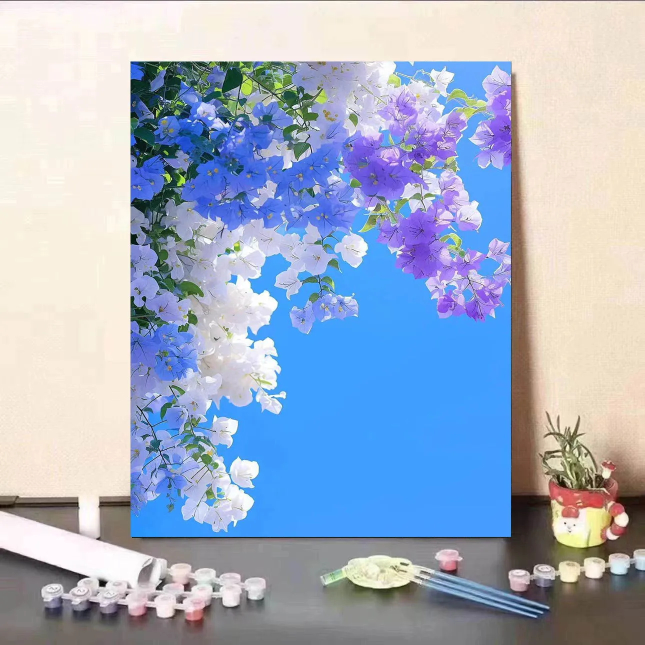 

7475000 Digital oil painting coloring, manual coloring, oil painting with high aesthetic value