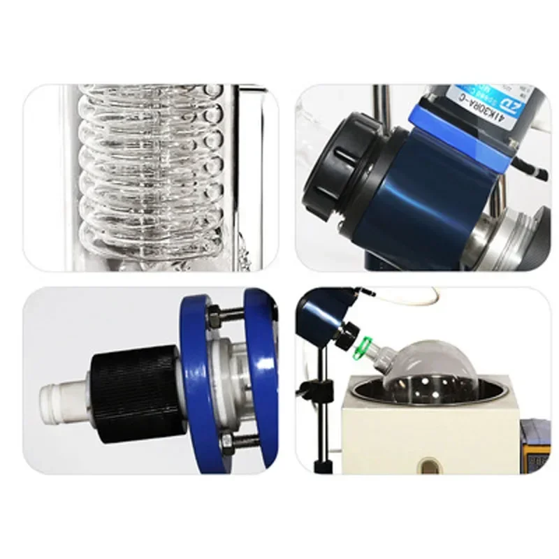 

RE-201D Quality Laboratory Small Volume Rotary Evaporator 0.25- 2L Vacuum Decompression Extraction Distiller Machine