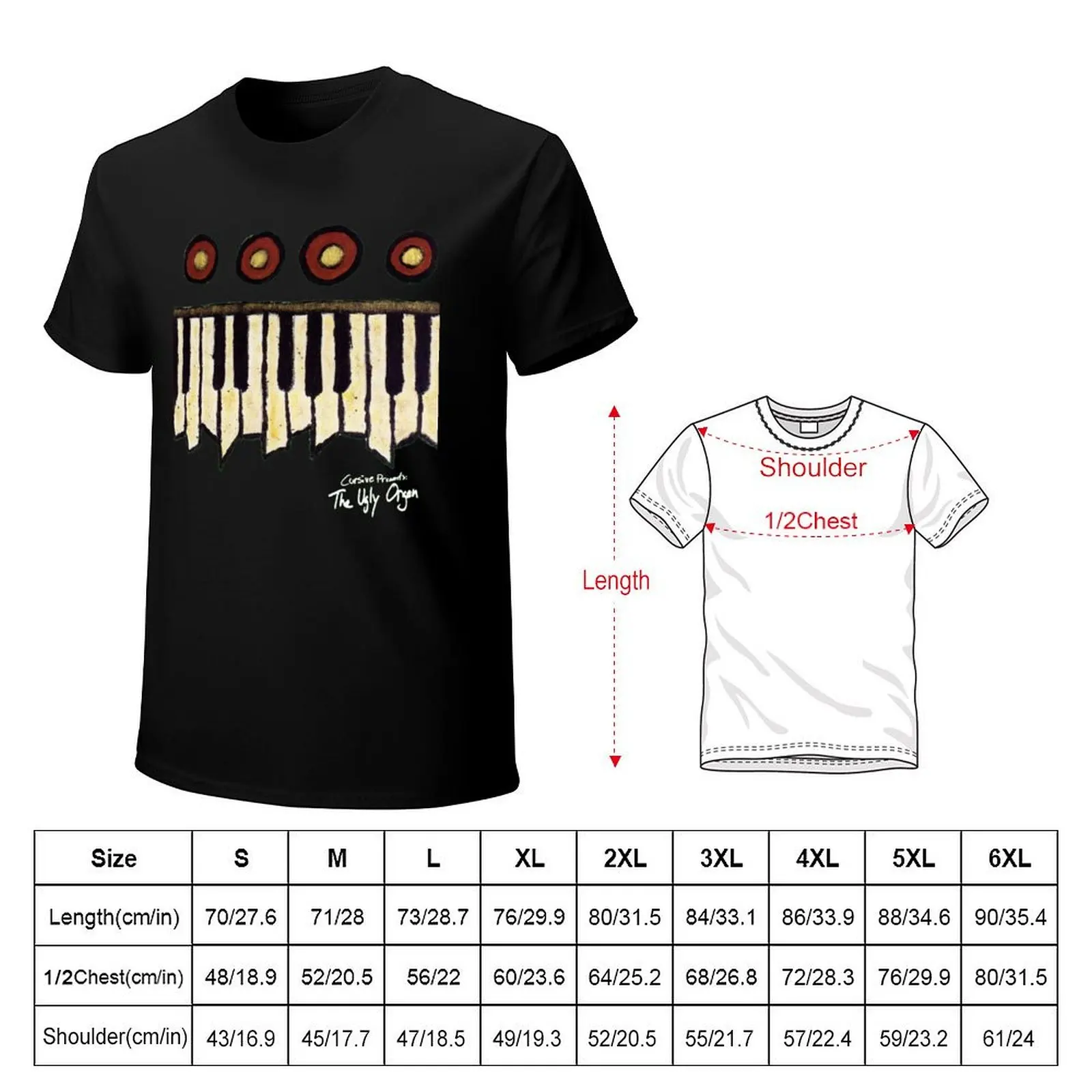 The Ugly Organ T-Shirt Plus Size Short Sleeve T-Shirt