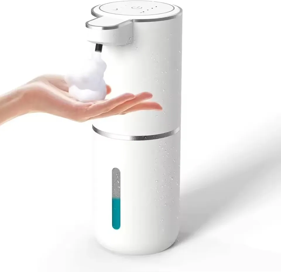 

Automatic Soap Dispenser Touchless Foaming Soap Dispenser 380ml USB Rechargeable Electric 4 Level Adjustable Foam Soap Dispenser